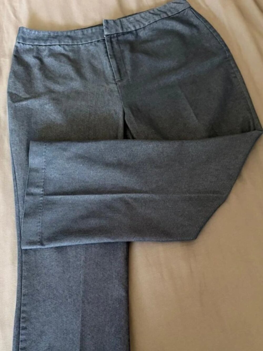 Vintage Studio by Bill Blass Blue Stretch Wide Leg Pants Size 18